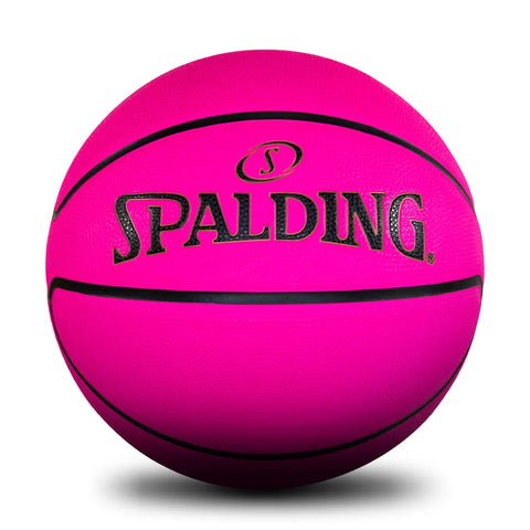 Personalised Spalding Pink Basketball Size 6